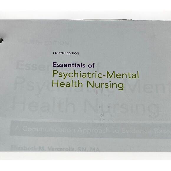 Essentials of Psychiatric Mental Health- Loose Leaf-VARCAROLIS 4th Edit LIKE NEW - Picture 5 of 11